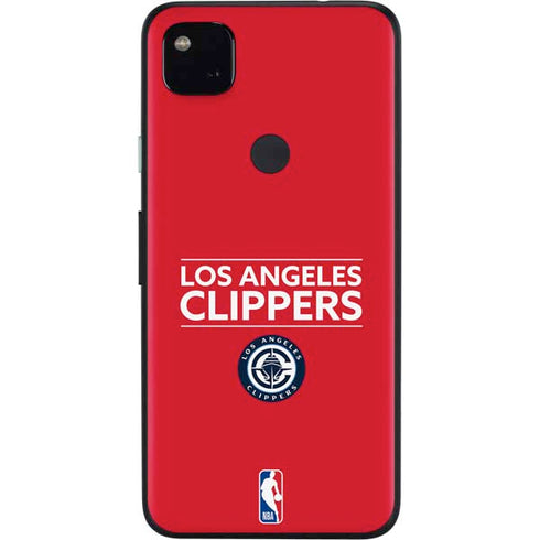NBA Los Angeles Clippers Standard Red Google Pixel 4a Skin